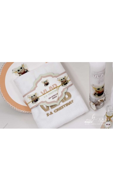Trusou botez baieti personalizat cu Baby Yoda 13